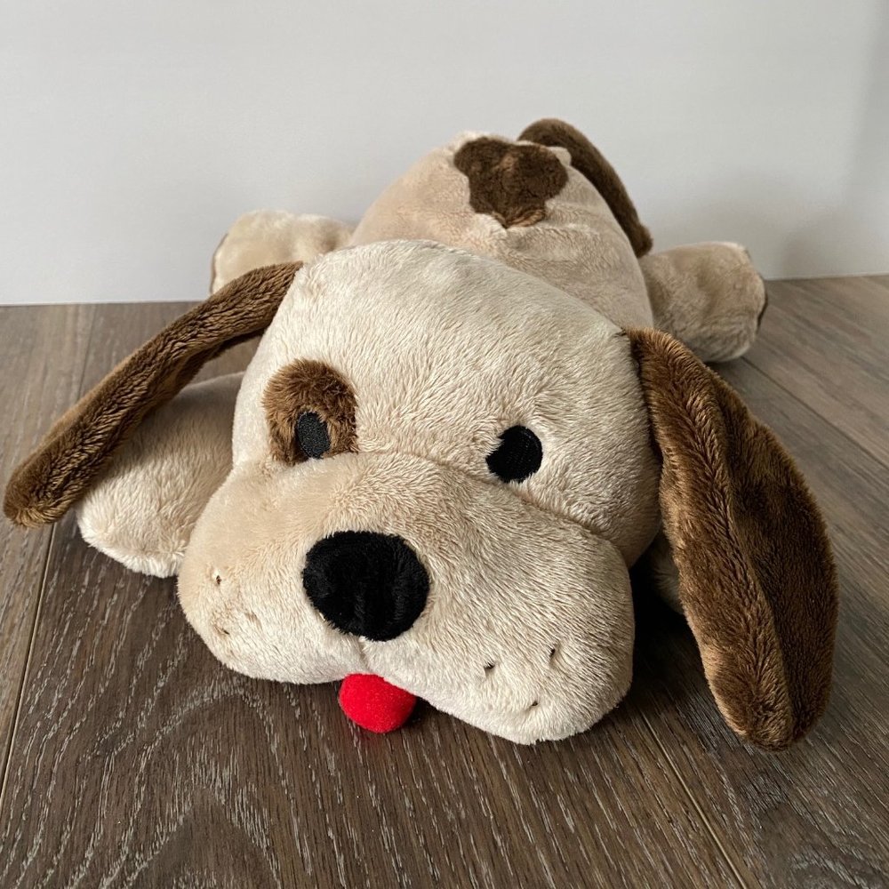 Jumping Beans Puppy Dog Plush Toy Spotted Laying